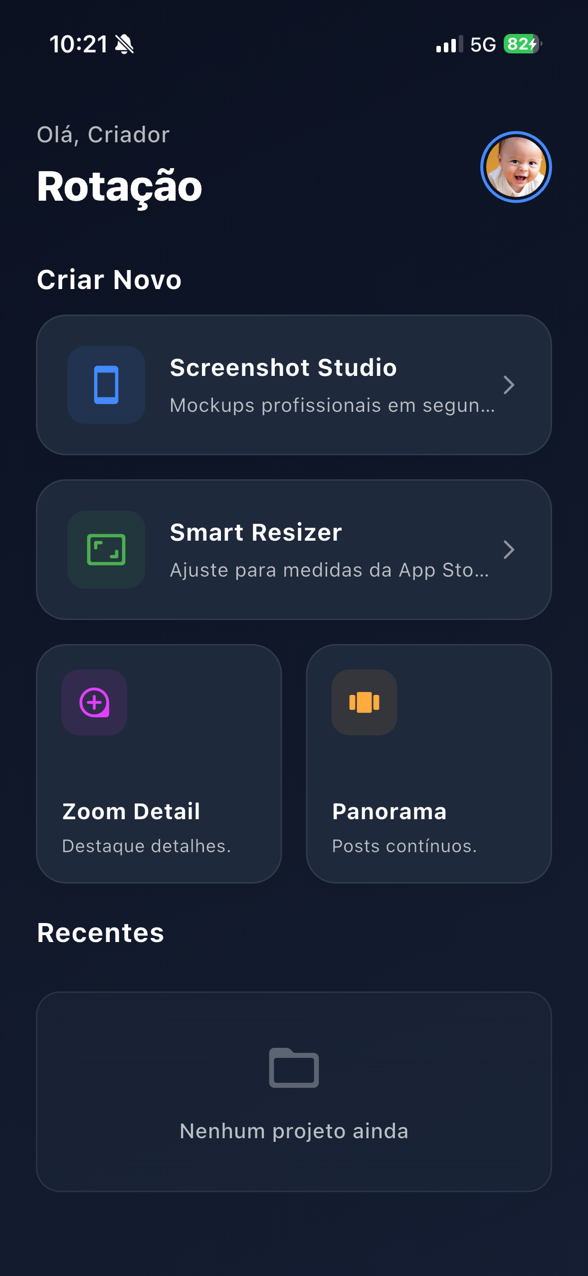 App Rotação